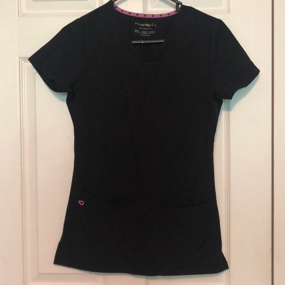 Black scrub top